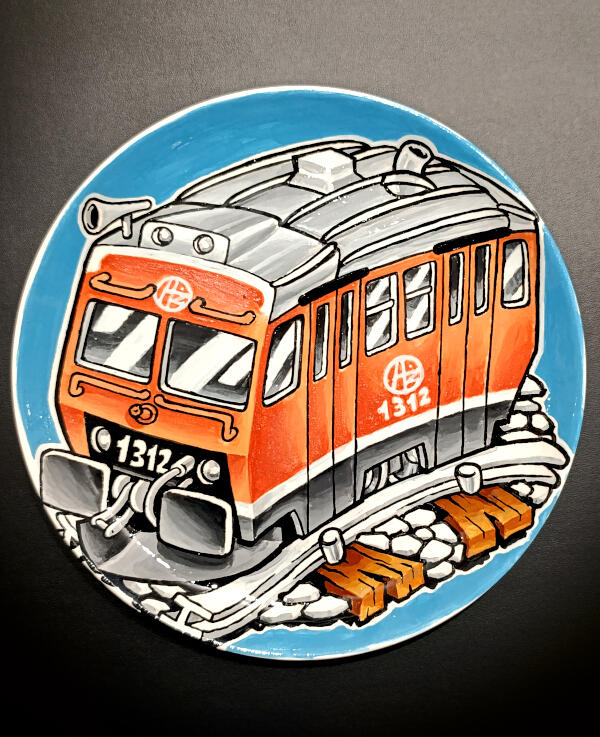 Train, Ø24cm (SOLD!)