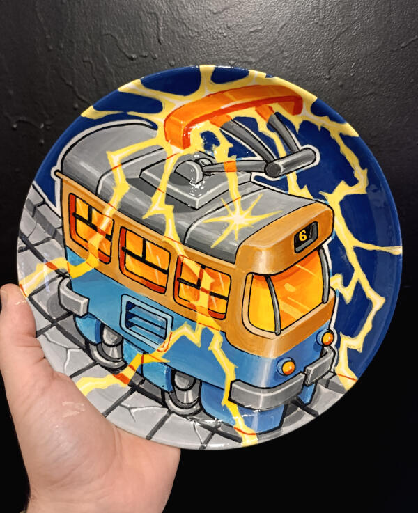 TRAM 6, Ø24cm (SOLD!)